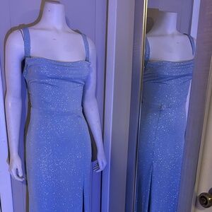 Blue Glitter Windsor Sparkly Dress